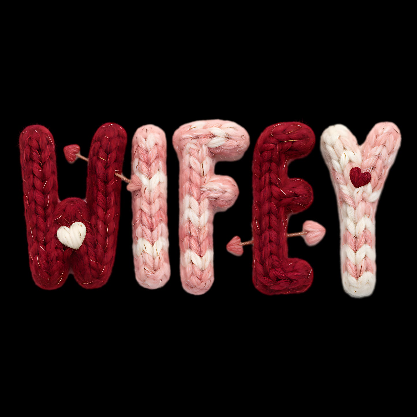 Wifey- Red & Pink