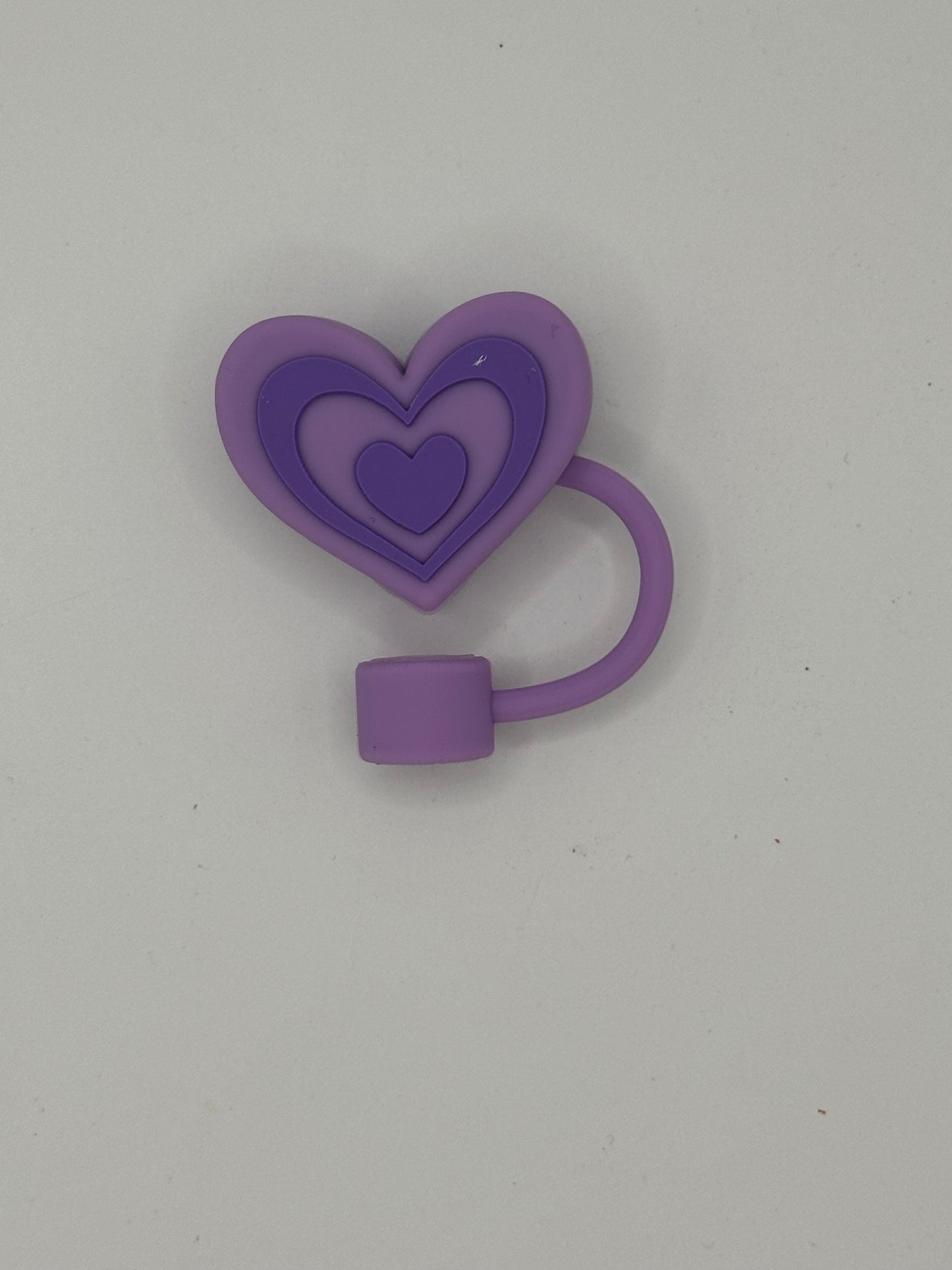Purple Heart Straw Topper