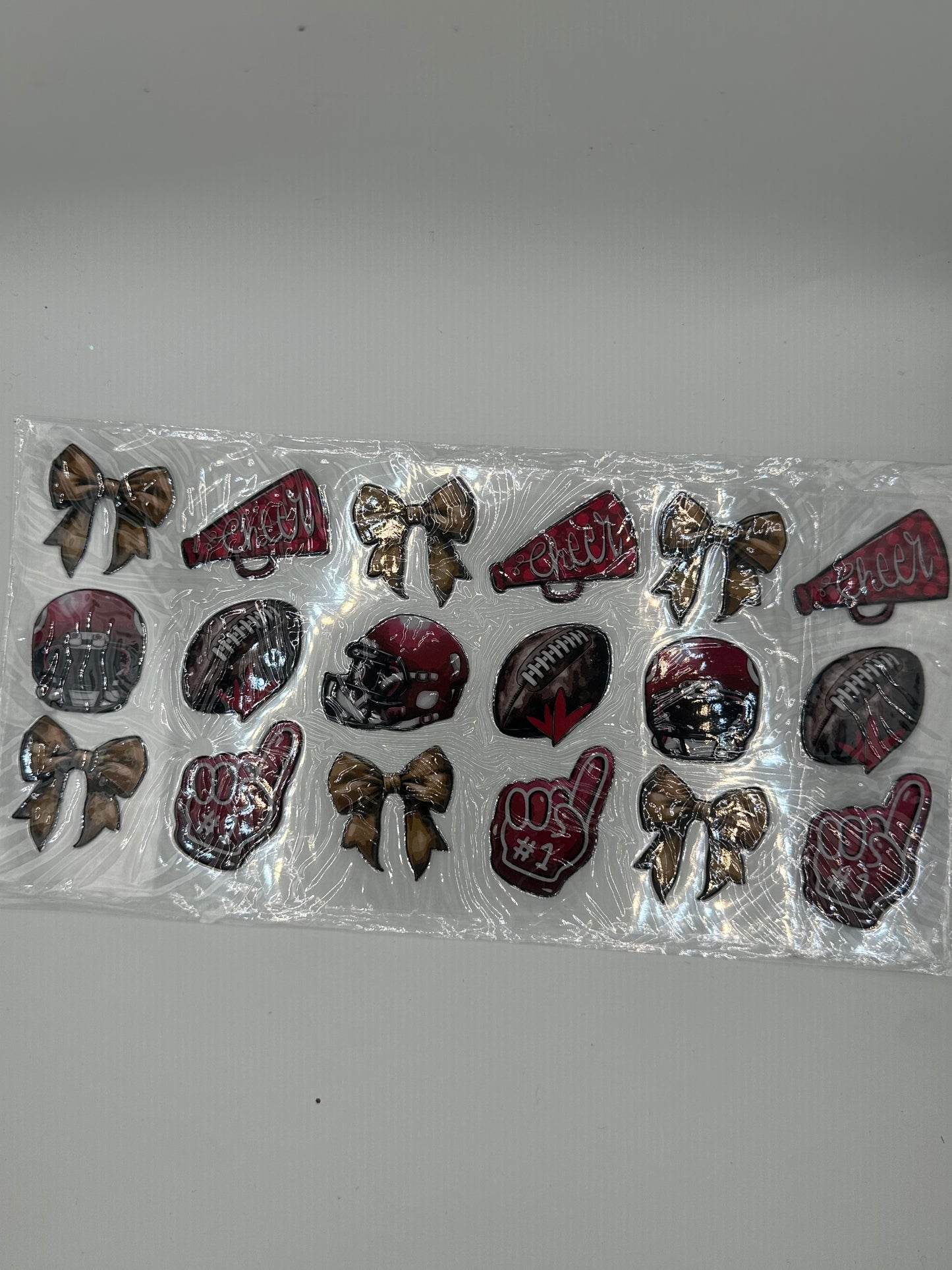 Football Red Helmet - Cheer