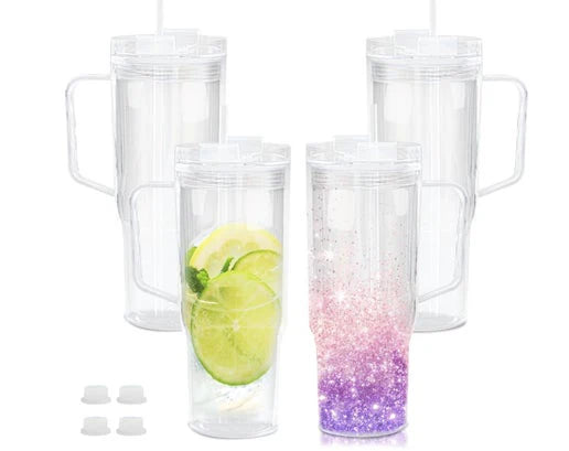 40 oz Snowglobe Tumbler