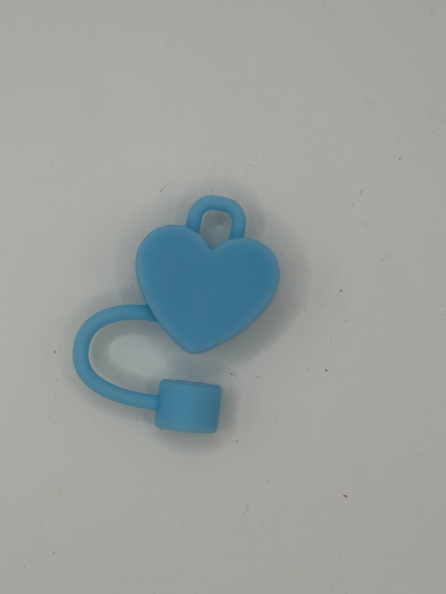 Blue Heart straw Topper