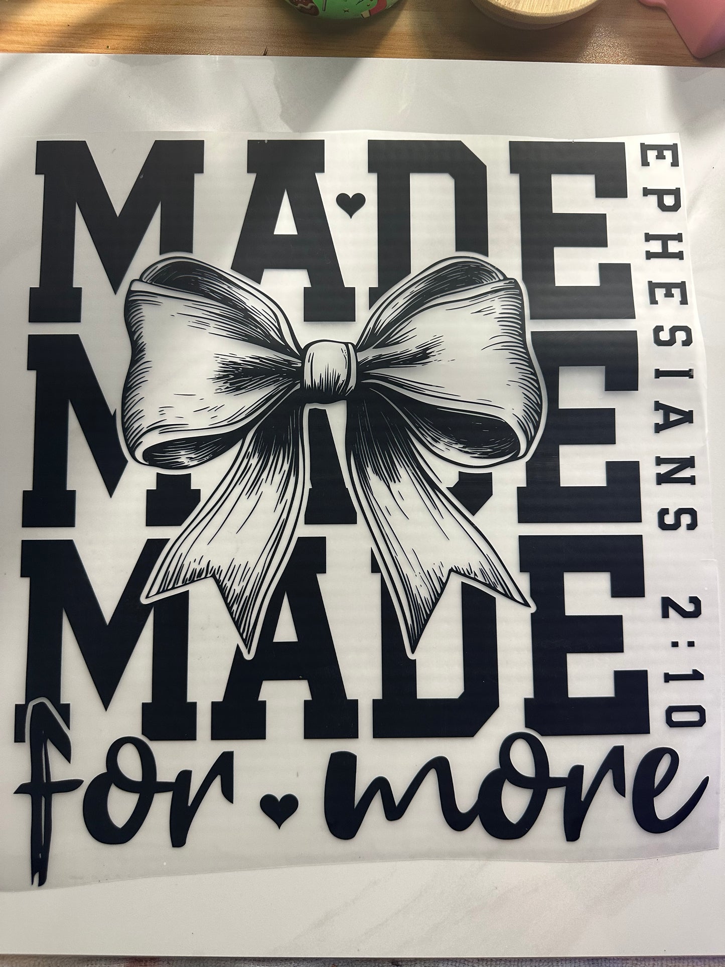 "Made For More"- Ephesians